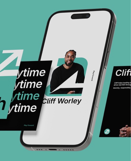 Cliff Worley creative direction on phone