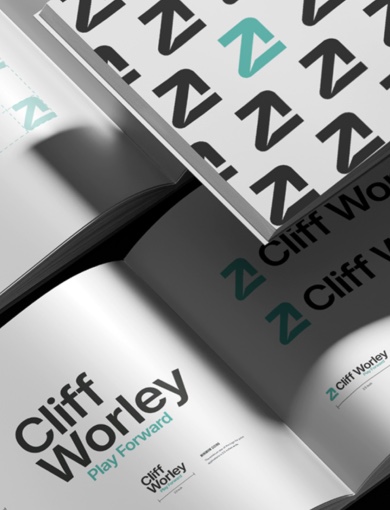 Cliff Worley brand identity